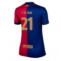 Barcelona Frenkie de Jong #21 Hemmatröja Kvinnor 2024-25 Korta ärmar